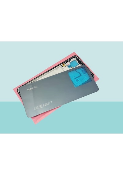 Xiaomi Redmi Note 13 Pro - 5g - Uyumlu Full Kasa Arka Kapak Batarya Kapağı - Siyah Çok Renkli