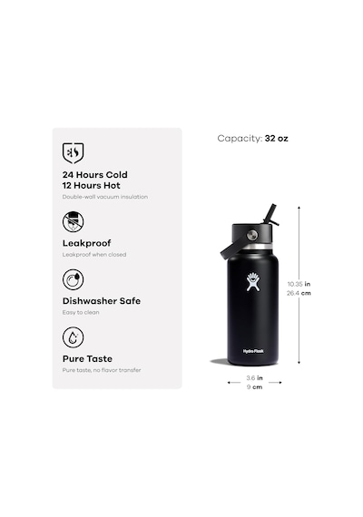 Tr Geniş Kapak Pipetli Termos 946 Ml 32 Oz - Sandpiper Kahverengi Genel