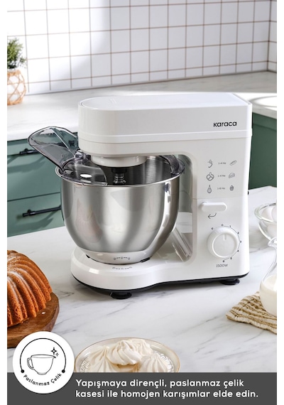 Karaca Maestrochef Stella 1500 W Stand Mikser