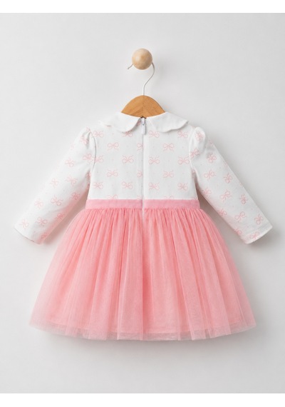Babyhola Fiyonk Detaylı Tül Etek Kız Çocuk Elbise 15348 Pembe Babyhola Fiyonk Detaylı Tül Etek Kız Çocuk Elbise 15348 Pembe