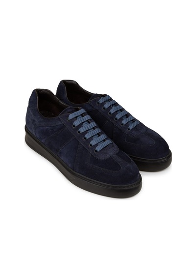 Deery Erkek Süet Lacivert Sneaker Ayakkabı - 02017mlcvp01 Lacivert