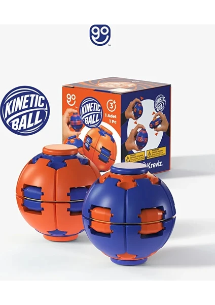 Kinetik Top Duyusal Oyuncak - Spinnball Stret Oyuncak 1 Adet