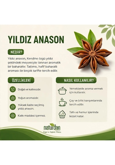 Yıldız Anason - 500 Gr