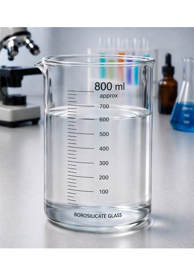 Beher Cam Dereceli 800ml 6 Adet