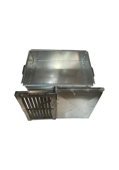 Demir Mangal Katlanır Ayaklı 45 Cm Inox