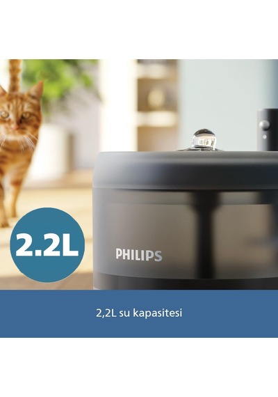 Tr 3000 Serisi Akıllı Su Pınarı, Dökülme Önleyici Kase, Hareket Aktivasyonu, 2.2l, Dolum İzleme, Fısıltı Sess