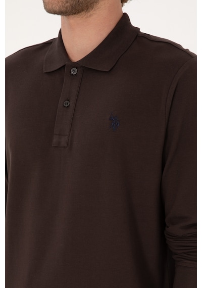 U.s. Polo Assn. Erkek Koyu Kahverengi Sweatshirt 50307688-vr084 Koyu Kahverengi
