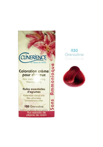 Clinerience Doğal Saç Boyası R30 - Nar Şurubu