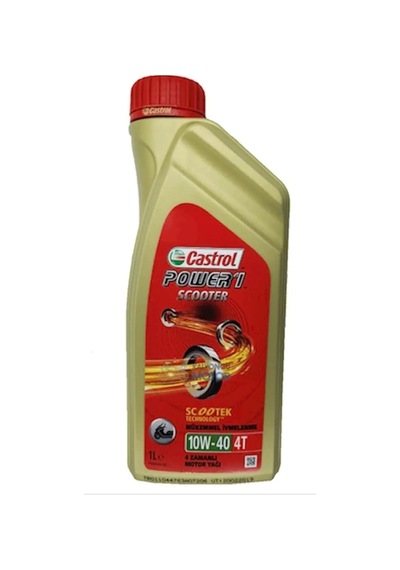 Castrol Power 1 Scooter 4t 10w-40 4 Zamanlı Motosiklet Yağı 1 Lt