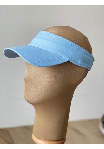 Aida Jewelss Pamuk Sporcu Koşu Tenis Vizör Şapka Arka Kısmı Ayarlanabilir Unisex Vizör Şapka Krem.