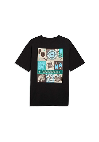 Puma Sunset Drıve Relaxed Tee Erkek Günlük Tişört 63439501 Siyah Siyah