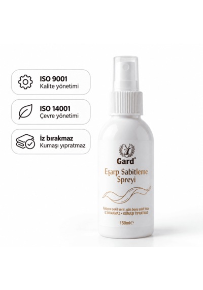 Gard Eşarp Sabitleme Spreyi 150 Ml - Şal Ve Başörtüsü İçin Kalıcı Şekil Veren Sprey