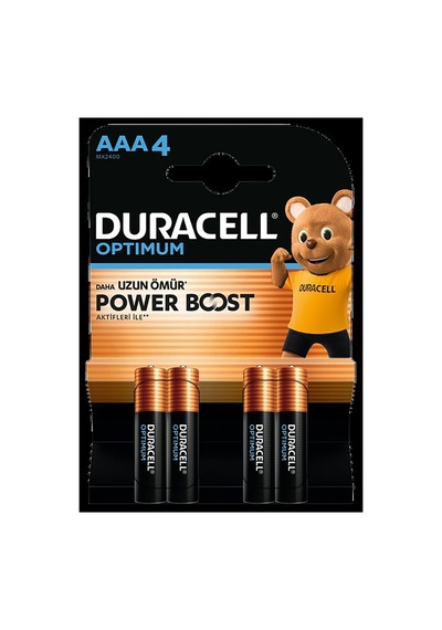 Duracell Optimum Powerboost Aaa İnce Kalem Pil 4'lü - 5 Adet Tarı Beyaz