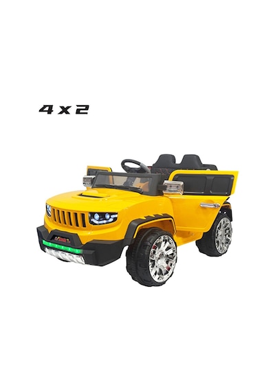 Akar Oyuncak İznik 4x2 12 Volt Uzaktan Kumandalı Akülü Suv Çocuk Arabası Sarı