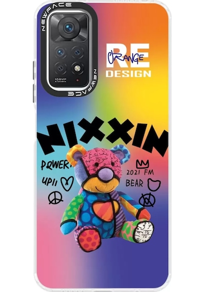 Newface Xiaomi Redmi Note 11 Pro Kılıf Estoril Desenli Kapak - Estoril - 11 Renkli
