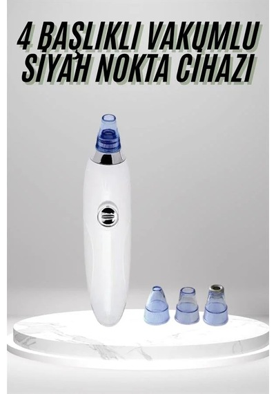 4 Başlıklı Pilli Vakumlu Siyah Nokta Temizleyici Akne Ve Sivilce Önleyici 77918179