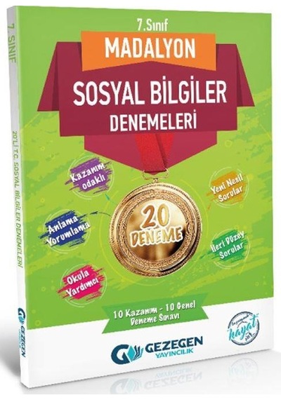 Gezegen 7. Sınıf Sosyal Bilgiler Madalyon 20 Deneme