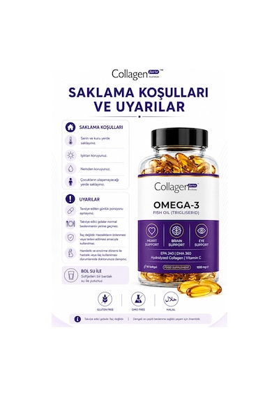 Collagen Forte Platinum Omega 3 Premium Balık Yağı 90 Kapsül