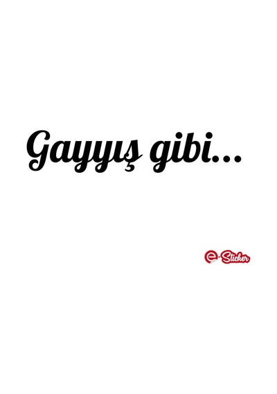 Gayış Gibi Oto Sticker Araba Cam Sticker Siyah 20 X 4 Cm