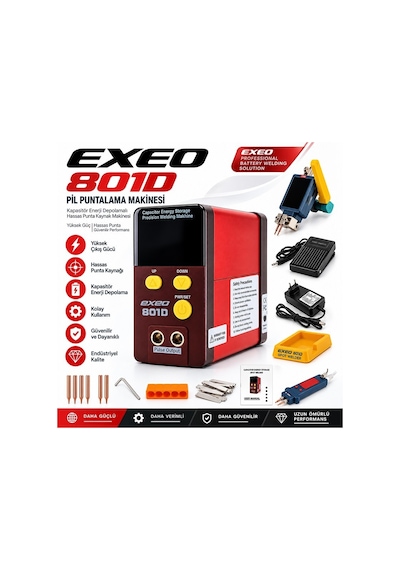 Exeo 801d 12 Kw Pil Puntalama Makinesi Kapasitif Spot Punta Kaynak Makinesi