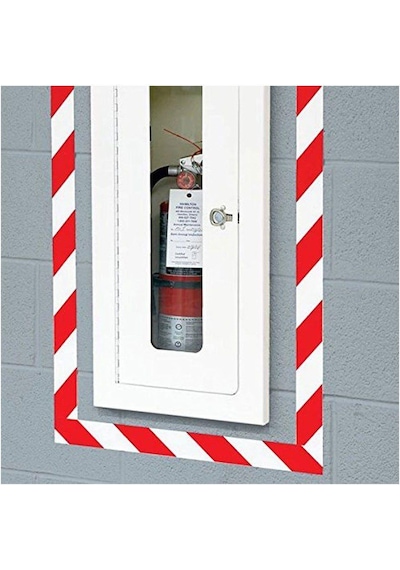 Reflektörlü Fosforlu Reflektif Ikaz Bandı ( 1 Mt ) 5Cm Kırmızı-Be