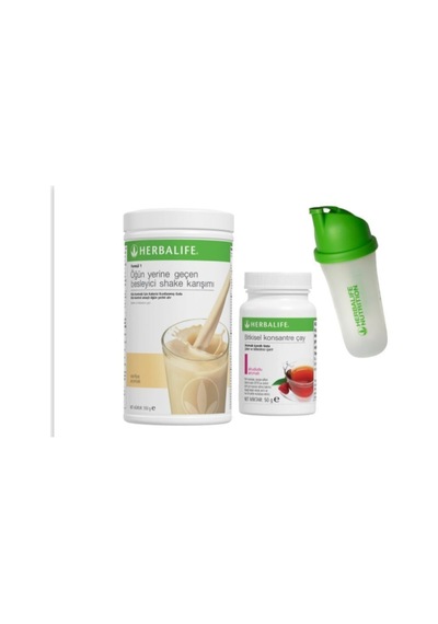 Set 1 Adet Vanilya Shake 1 Adet Ahududu Çay 50 Gr 1 Adet Shaker
