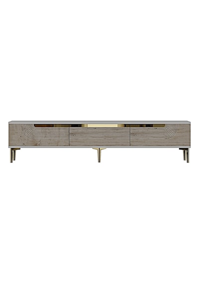 Tsa1805btg - Meyra Tsa180 Tv Stand, Tv Sehpası Ve Tv Ünitesi Beyaz-traverten-gold 180cm Tsa1805btg - Meyra Tsa180 Tv Stand, Tv Sehpası Ve Tv Ünitesi Beyaz-traverten-gold 180cm