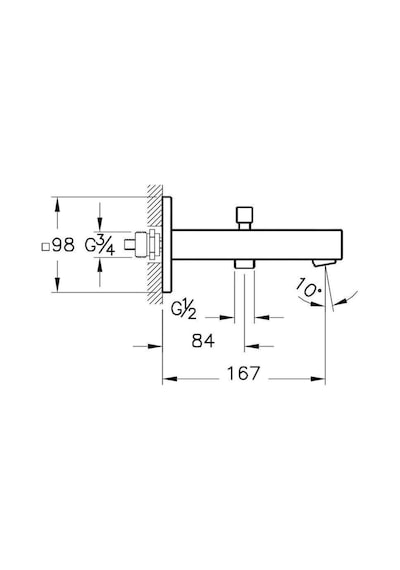 Artema Q-line A42393 Çıkış Ucu, El Duşu Çıkışlı, Krom Musluk