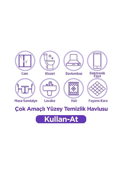 Mr. Oxy Lavanta Kokulu Yüzey Temizlik Havlusu 100'lü