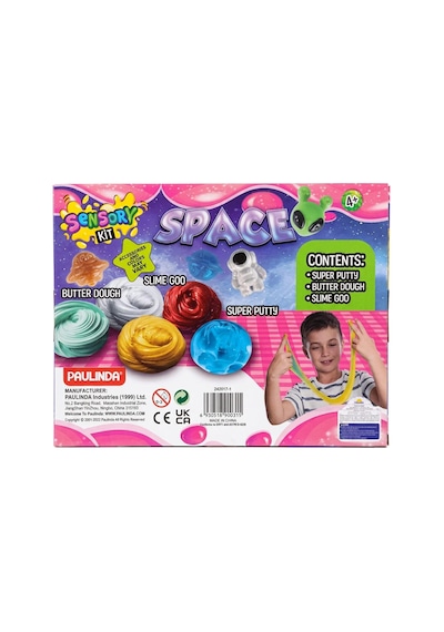 Uzay Temalı Slime Seti - Galaktik Renkli Oyun Jeli, Kendin Yap Süper Putty Duyusal Oyun Seti Çok  Renkli