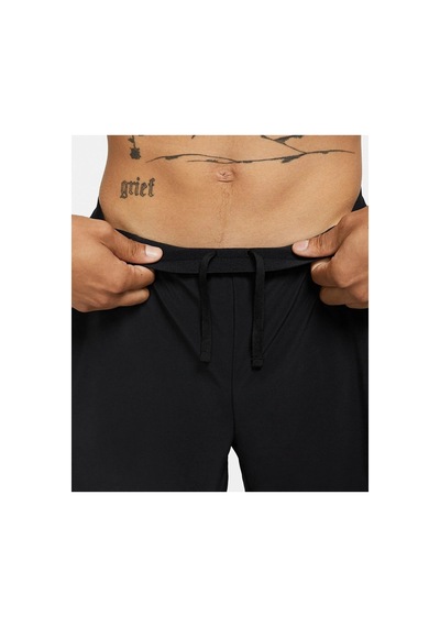 Nike Dri Fit Yoga 2-in-1 Erkek Siyah Taytlı Spor Şort Siyah