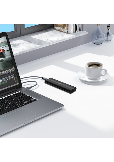 Juo Usb 3.1 Gen 2 Type-c 10gbps Pcıe Nvme M.2 Sata Ssd Disk Kutusu