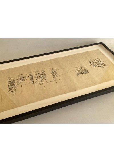 Asemic Sound Mappings Sergisi Asemik Resmi 31x66 cm 002