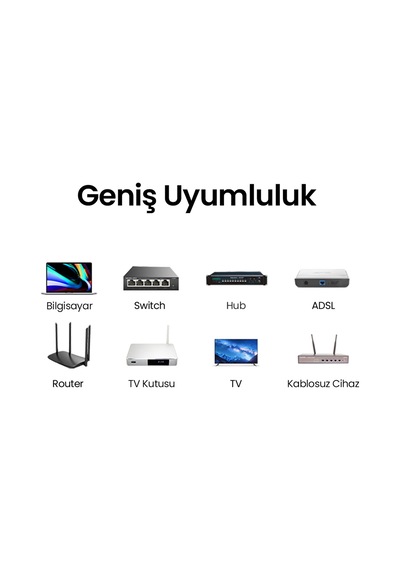 Ugreen Ethernet Kablo Birleştirici Ara Aparat Beyaz, 20391