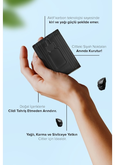 Uraw Gözenek Temizleyici ve Siyah Nokta Karşıtı Mikro Karbon Sabunu 100 G