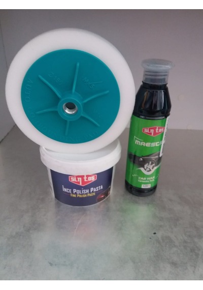 Sintaş İnce Pasta 450 Gr Sintaş Polish Cila 250 Ml Sünger