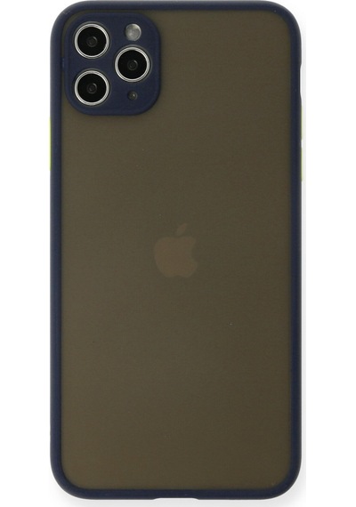 Apple iPhone  Uyumlu,  11 Pro Max Kılıf Montreal Silikon Kapak - Lacivert