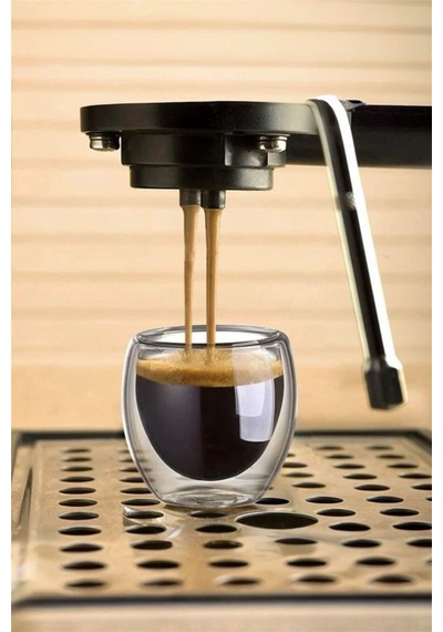 Espresso Bardağı 80 Ml Kahve Bardağı Çift Cidarlı Bardak 1 Adet Şeffat
