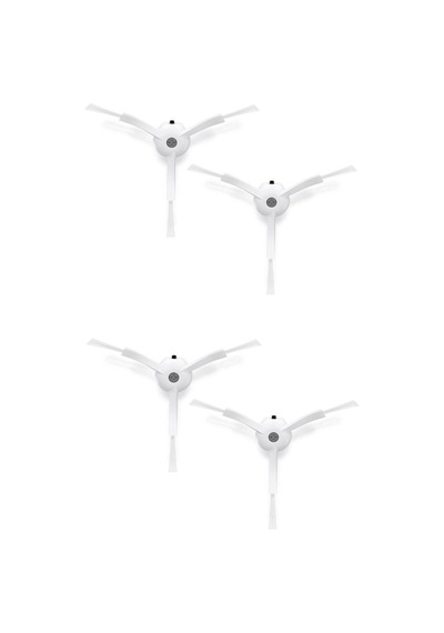 Roborock Q8 & Q8 Max Uyumlu 4 Adet Beyaz Yan Fırça