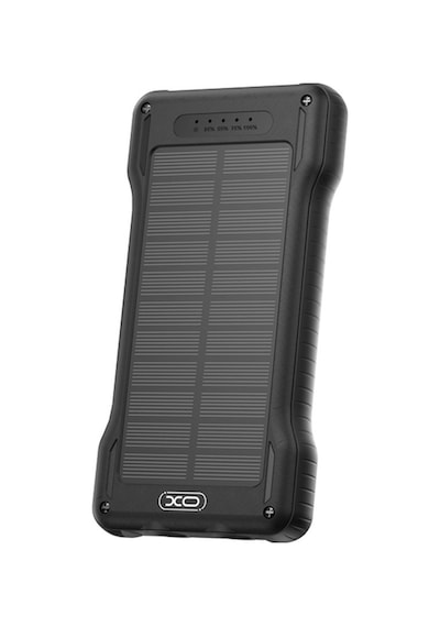 Pr290 10000mah Type-c Ve Lightning 4 Dahili Kablolu Güneş Enerjili Powerbank Taşınabilir Şarj Beyaz