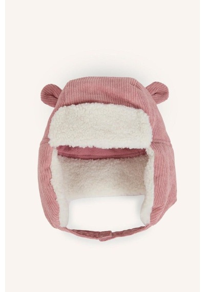 Defacto Fitilli Kadife Hunter Şapka Kız Bebek F0026a526wnpn2 Pembe-pn2
