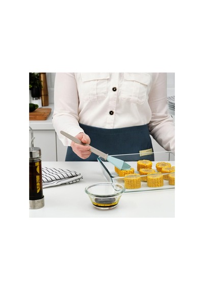 Ikea Bakglad Silikon Yumurta Hamur Pasta Fırçası Bej Mavi 26 Cm Bn60485551 Çok Renkli