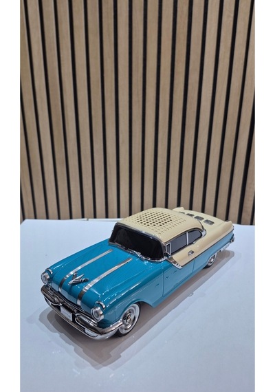 Rt-1954 Zümrüt Emerald Arabalı Bluetooth Fm-usb-tf-aux Şarjlı Nostaljik Radyo Diğer