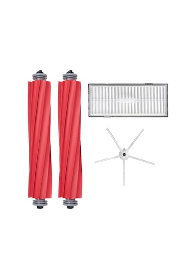 Mija Roborock S7 Sonic Uyumlu 4 Parça Yedek Filtre Fırça Seti Beyaz 701051S7B