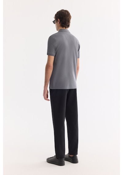 Avva Erkek Antrasit Kıvrılmaz Polo Yaka %100 Pamuk Basic Regular Fit T-shirt B001032 Avva Erkek Antrasit Kıvrılmaz Polo Yaka %100 Pamuk Basic Regular Fit T-shirt B001032