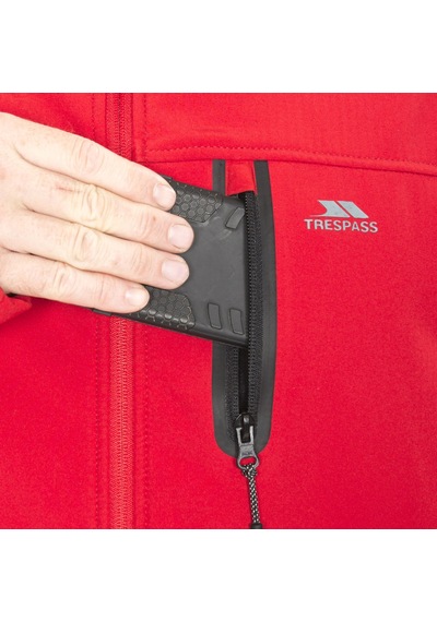 Trespass Trespass Accelerator Iı Erkek Softshell Red Kırmızı