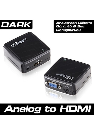 Dark DK-HD-AVGAXHDMI VGA to HDMI Aktif Dönüştürücü