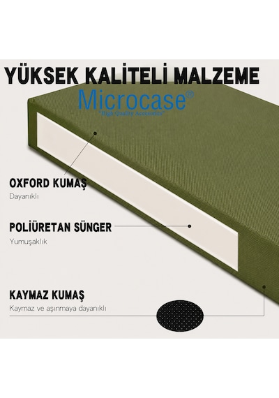 Microcase Çok Amaçlı El Tutacaklı Taşınabilir Tamirci Bahçe Peyzaj Diz Koyma Minderi Al5586 Yeşil