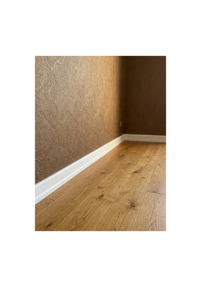8 Cm Lake Beyaz Parke Süpürgelik Mdf Süpürgelik 244 Cm Uzunluğunda