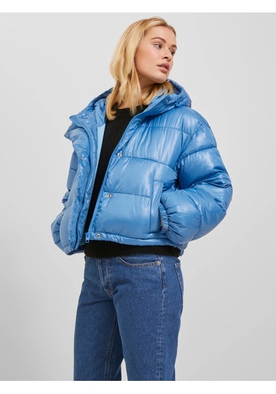 Jjxx Kapüşonlu Şişme Mavi Kadın Mont 12236544 001